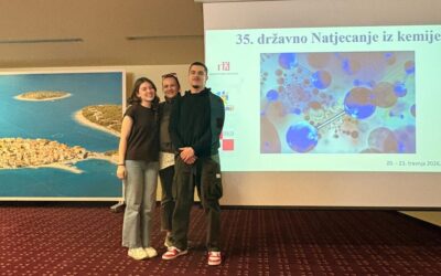 Prvo mjesto na državnom iz kemije!